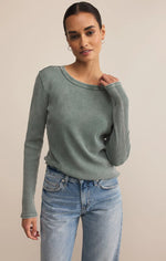 ARLET MINI THERMAL TOP - HUNTER GREEN