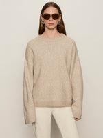 GO-TO SWEATER - HEATHER WHEAT