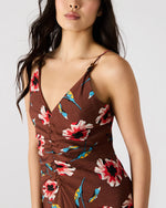 MONROE DRESS - BROWN