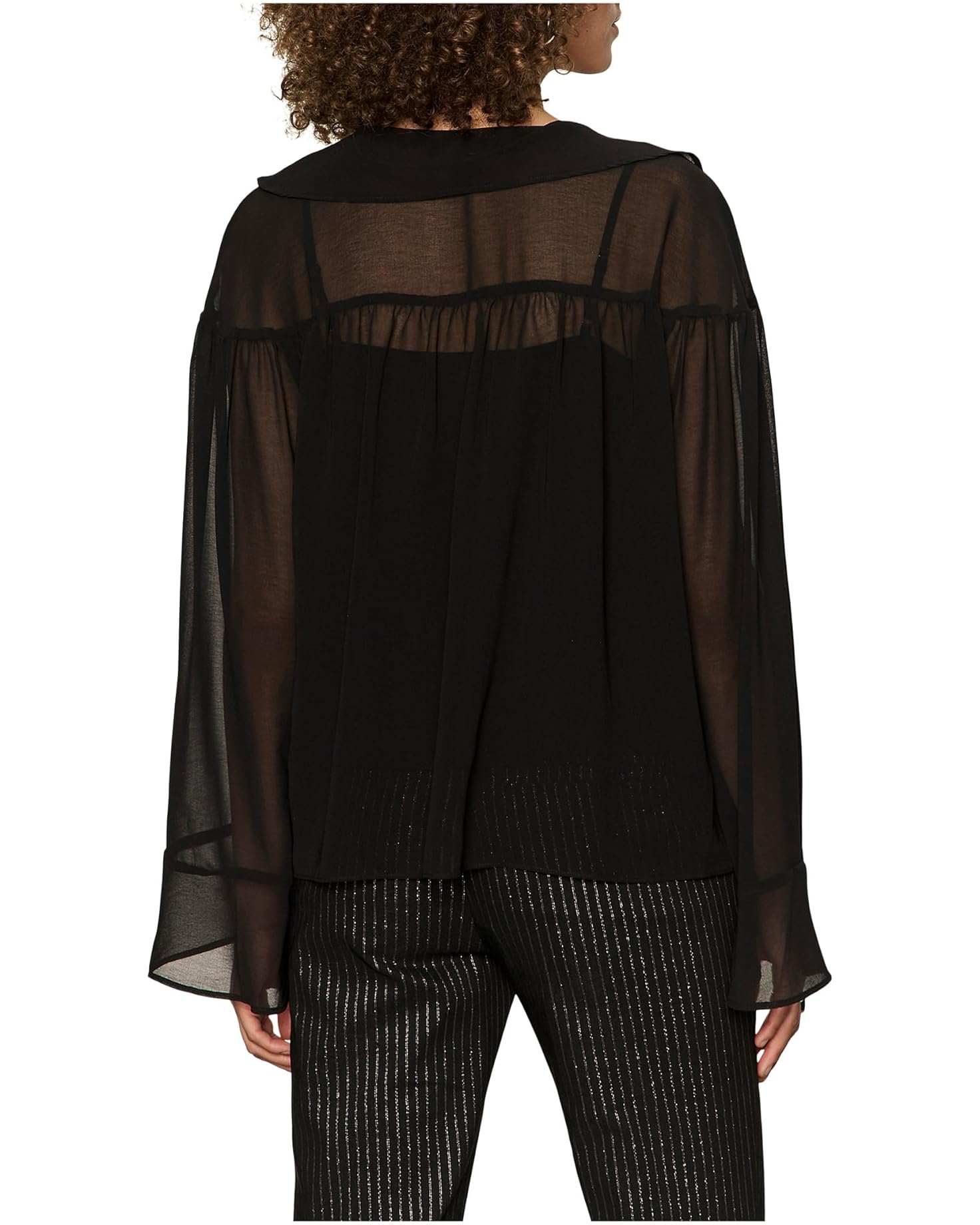 SECRET LOVER BLOUSE - BLACK