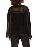 SECRET LOVER BLOUSE - BLACK