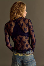 LADY LUX LAYERING TOP- DEEPER IRIS