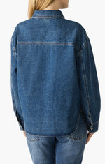 JUDITH TOP - DARK NAVY