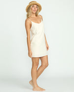 SUMMER LOVE SLIP DRESS - SALT CRYSTAL