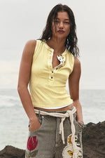 JAMIE HENLEY TANK - SICILIAN YELLOW