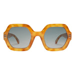 SUNGLASSES - JONI HONEY TORT/GREEN