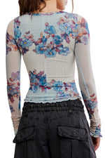 Lilly Printed Longsleeve - Frost Combo