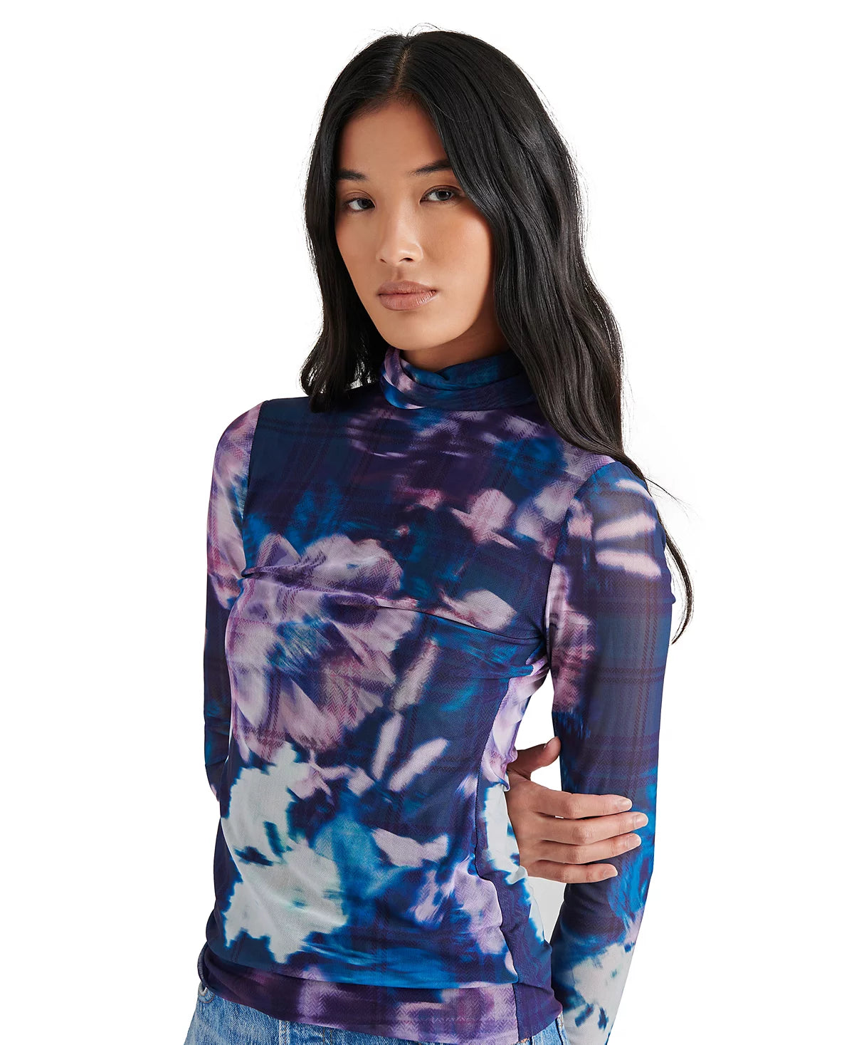 FIONA MESH TOP - MIDNIGHT