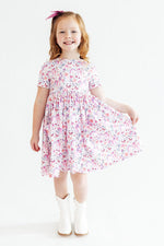 S/S Pocket Twirl Dress - Whimsical Woods