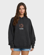 SUN & WAVES HOODIE - BLACK SANDS