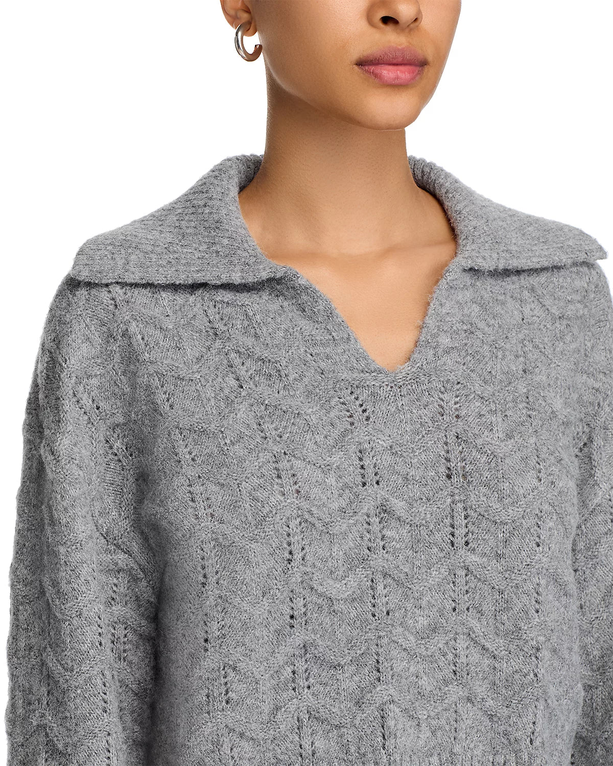 ESTHER SWEATER - HEATHER GREY