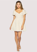SPRINGTIDE CHARM MINI DRESS-IVORY