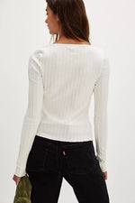 TILLY LONG SLEEVE CARDIGAN - IVORY