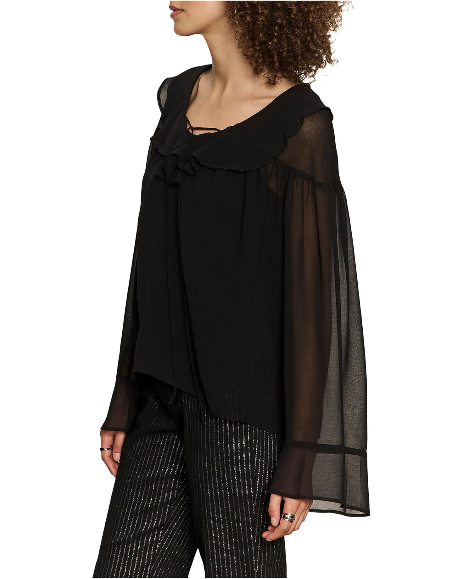 SECRET LOVER BLOUSE - BLACK