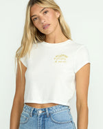 SUNSHINE SURF BABES TEE - SALT CRYSTAL