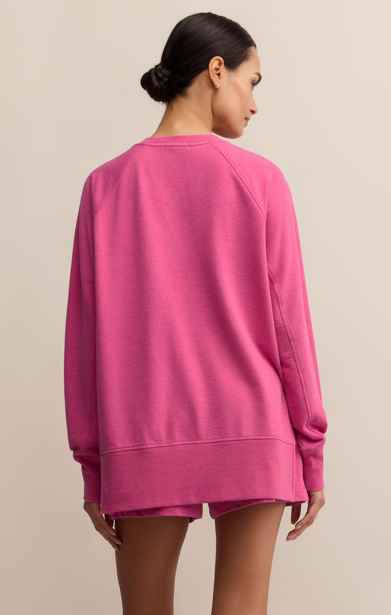 Z SUPPLY Modern V-Neck Weekender in Island Pink - Women Casual Wear ...
