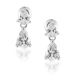 Teardrop Stud - Silver