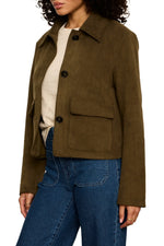 Avid Suede Jacket - Light Kalamata