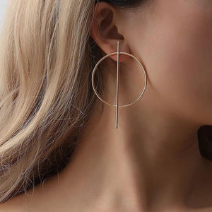 BAR EARRINGS-GOLD