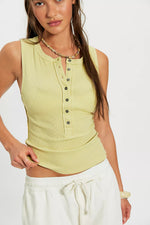 JAMIE HENLEY TANK - SICILIAN YELLOW