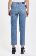 Rebel Mid Rise Ankle Slim Straight - Real Deal