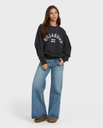 KENDAL CREWNECK SWEATSHIRT - BLACK SANDS
