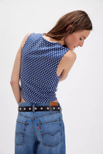 GOOD GRACES TOP-SAILOR BLUE COMBO