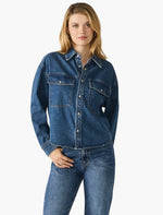 JUDITH TOP - DARK NAVY