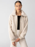 LIBBY SHERPA JACKET - TOASTED ALMOND