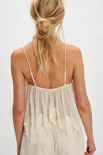SWEET ESCAPE CAMI- IVORY