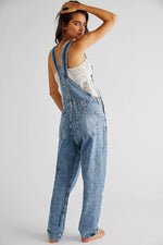 ZIGGY DENIM OVERALLS - POWDER BLUE