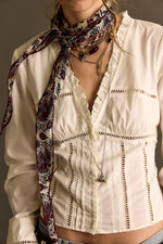 FRANKIE CORSET TOP - IVORY