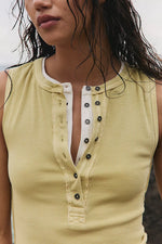 JAMIE HENLEY TANK - SICILIAN YELLOW