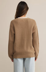 VOYAGER CARDIGAN - DESERT TAN