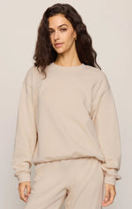 Boyfriend Sweatshirt - Frosted Pearl