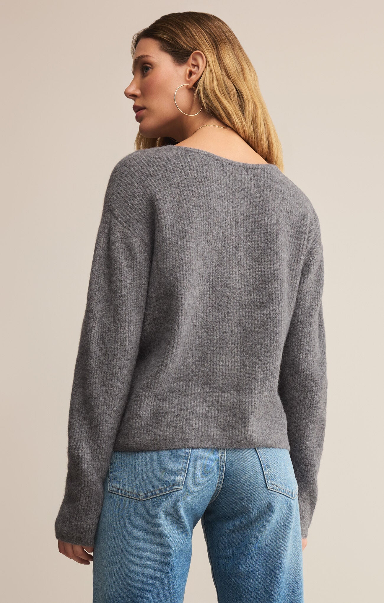 EMILE CARDIGAN - HEATHER GREY