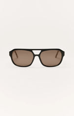 AFTER HOUR POLARIZED SUNGLASSES- BLACK/TORT-BROWN