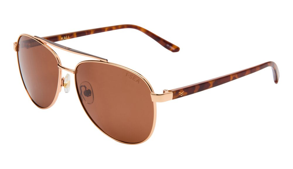 SUNGLASSES - KALI GOLD/BROWN