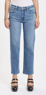 Rebel Mid Rise Ankle Slim Straight - Real Deal