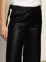 COATED WILL TRACK PANT - BLACK