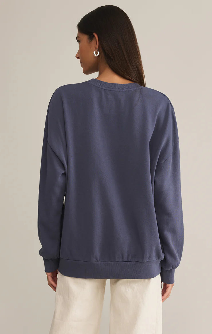 COASTAL SWEATSHIRT - WORN BLUE