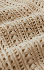 UPLAND CROCHET SWEATER - ISLAND COCONUT