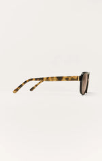 AFTER HOUR POLARIZED SUNGLASSES- BLACK/TORT-BROWN