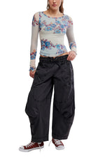 Lilly Printed Longsleeve - Frost Combo