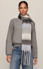Plaid I Met You Scarf - Silverlake