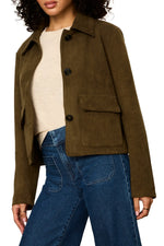 Avid Suede Jacket - Light Kalamata