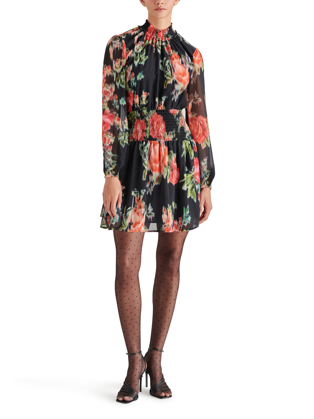 NATALIE DRESS-FADED ROSE