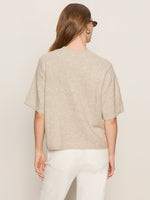 PERFECT SWEATER TEE - HEATHER PEARL