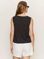 TEXTURED VACATION SHELL - BLACK