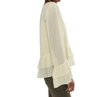 THERE SHE GOES BLOUSE-VINTAGE IVORY